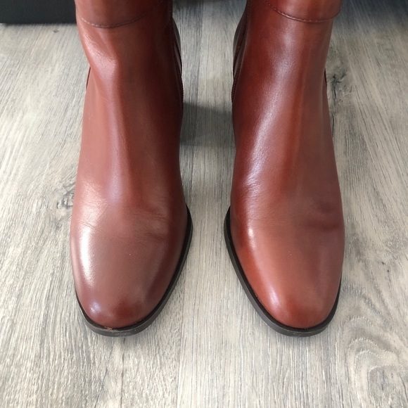 Essex Lane Lizzy Wide Calf Boots in Rich Caramel - Picture 3 of 14